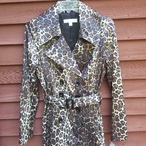 New York & Leopard Print Trench